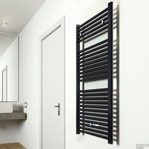Wiesbaden Elara sierradiator 120 x 60 cm 830w, mat zwart, Doe-het-zelf en Verbouw, Sanitair, Bad, Nieuw, Ophalen of Verzenden