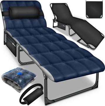 tillvex® Campingbed, inklapbaar, met draagtas en nekkussen, beschikbaar voor biedingen
