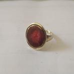 Zegelring - 14 karaat Geel goud - 0.00ct. tw. Carneool -