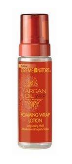 Creme of Nature Argan Oil Foaming Wrap Lotion 210ml, Verzenden, Nieuw, Haarverzorger of -hersteller