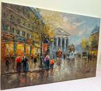 Christof Vevers (1962) - Paris Madeleine - Rue Royale animée, Antiek en Kunst