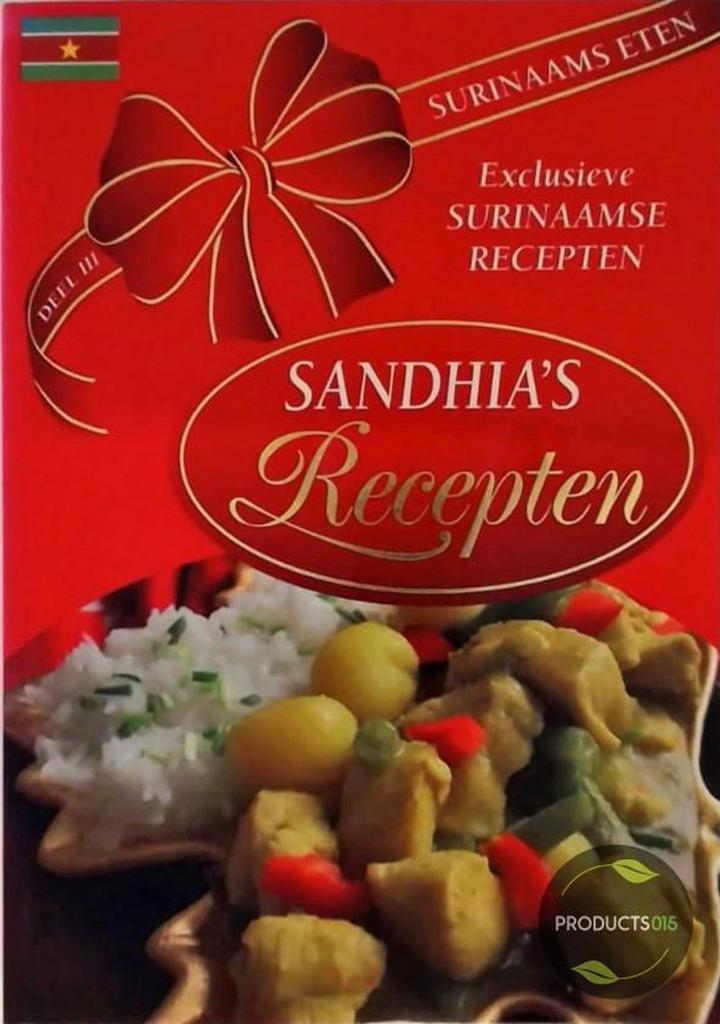 Sandhias Recepten - Deel 3 (Surinaams eten) 8712631816678, Boeken, Kookboeken, Gelezen, Verzenden