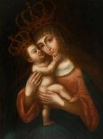 Spaanse school (XVII) - Virgen con niño, Antiek en Kunst, Kunst | Schilderijen | Klassiek