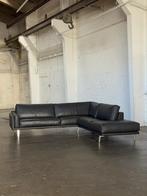 Leolux Bellice Hoekbank | Leer (NIEUWSTAAT), Huis en Inrichting, Hoekbank, 300 cm of meer, Ophalen of Verzenden, Zo goed als nieuw