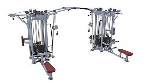 Multistation 8 stacker - Cablestation - Jungle Gym, Sport en Fitness, Fitnessapparatuur, Krachtstation, Nieuw, Metaal, Armen, Benen