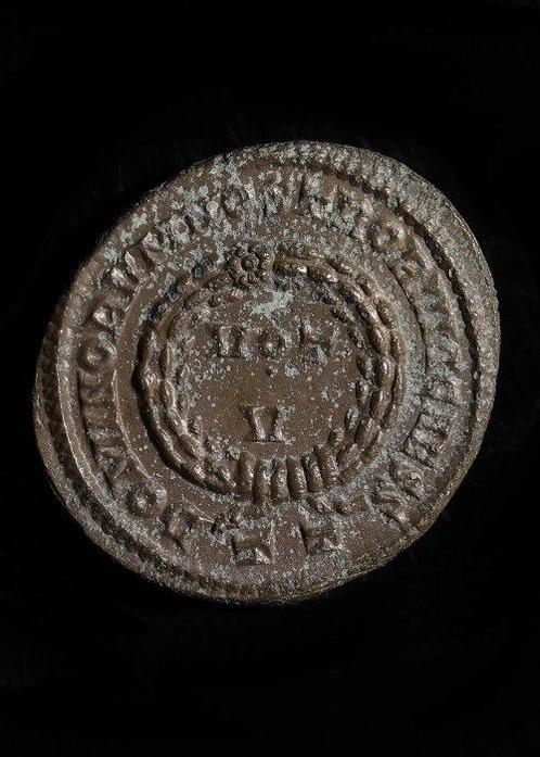 Oud-Romeins Brons Follis van Crispus (Zonder Minimumprijs), Antiek en Kunst, Antiek | Overige Antiek