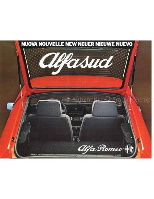 1981 ALFA ROMEO ALFASUD BROCHURE NEDERLANDS, Boeken, Auto's | Folders en Tijdschriften, Alfa Romeo