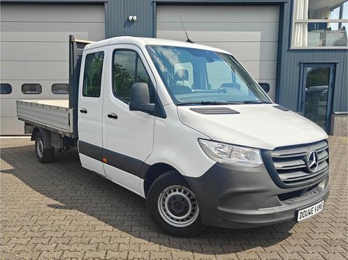 Zakelijke Lease |  Mercedes-Benz Sprinter 316 Automaat Open, Auto's, Bestelauto's, Onderhoudsboekje, Lease, Zwart, Automaat, Wit