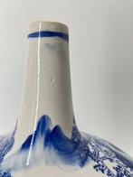 Oude Imari Blauwe en Witte Sometsuke Edo Landschapsmotief, Antiek en Kunst
