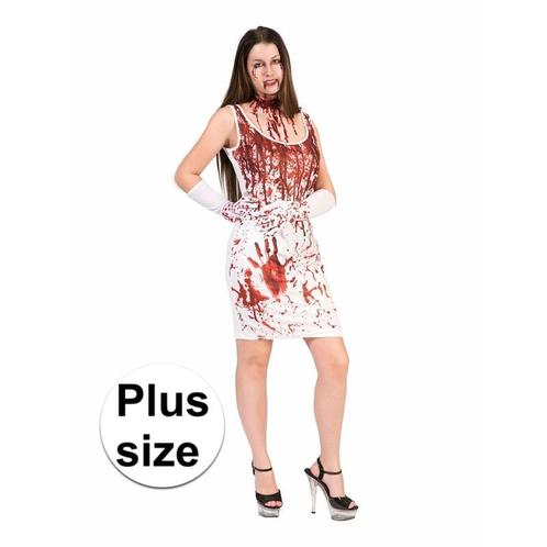 Horror jurk met bloedspetters voor dames XXL - Halloween k.., Kleding | Dames, Carnavalskleding en Feestkleding, Ophalen of Verzenden