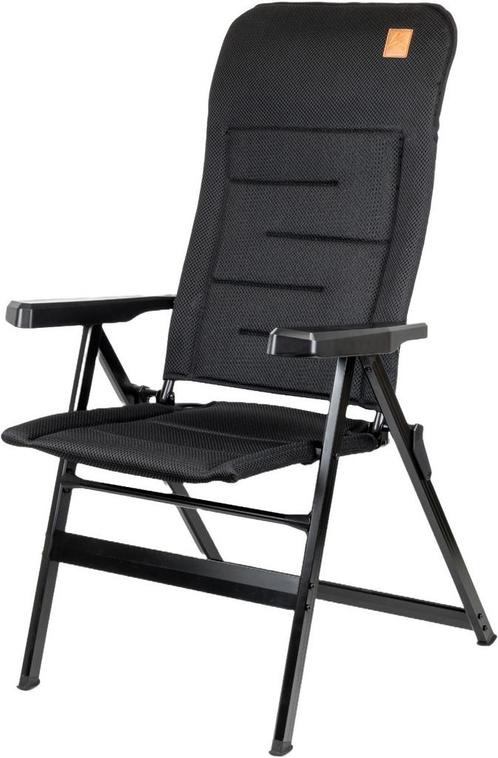 Trailwood Terravive Premium 3D standenstoel camping - Zwart, Caravans en Kamperen, Kampeeraccessoires, Nieuw, Verzenden