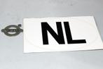 NL sticker Wit 172 x 112 OVAAL GRATIS VERZENDEN, Ophalen of Verzenden, Nieuw