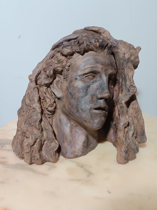 Beeld, Statua di Giasone ed il vello doro - 50 cm -, Antiek en Kunst, Antiek | Keramiek en Aardewerk