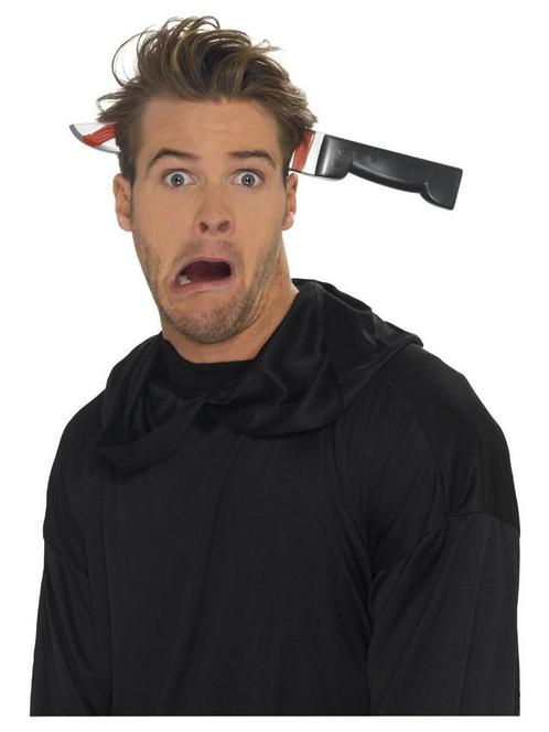 Mes door hoofd halloween, Kleding | Dames, Carnavalskleding en Feestkleding, Nieuw, Ophalen of Verzenden