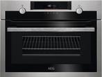 AEG KME565060M inbouw oven met magnetron - rvs, Witgoed en Apparatuur, Ovens, 45 tot 60 cm, Verzenden, Hete lucht, Nieuw