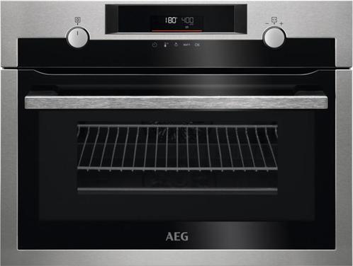 AEG KME565060M inbouw oven met magnetron - rvs, Witgoed en Apparatuur, Ovens, Inbouw, Hete lucht, Nieuw, Oven met grill, 45 tot 60 cm