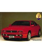 1991 MASERATI SHAMAL INSTRUCTIEBOEKJE FRANS & DUITS