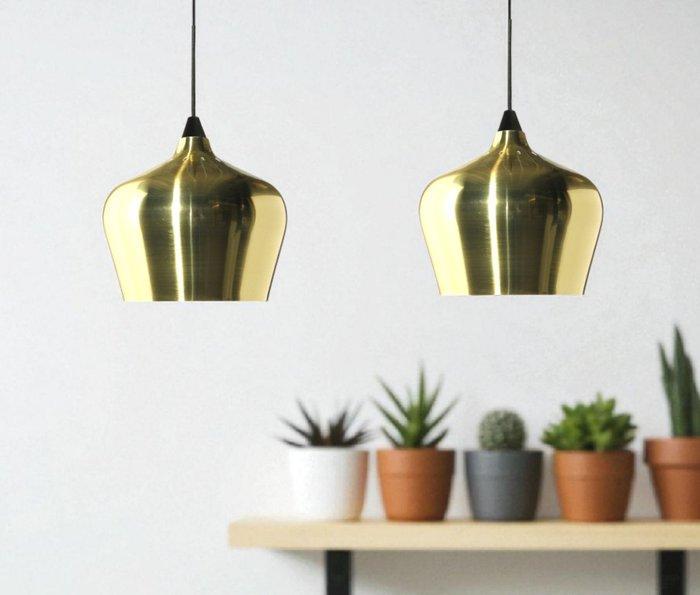 Frandsen - Toni Rie - Plafondlamp (2) - Cohen Ø25 - Brass -, Antiek en Kunst, Antiek | Lampen