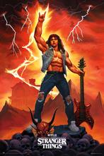Poster Stranger Things Eddie 61x91,5cm, Verzenden, Nieuw, A1 t/m A3