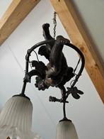 Plafondlamp - Metaal glas en kunststof - Lamp met engel, Antiek en Kunst