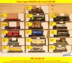 Marklin modeltreinen, locomotieven, wagons, rails, 2dehands, Hobby en Vrije tijd, Modeltreinen | H0, Gebruikt, Wisselstroom, Märklin