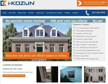 DIRECT ONLINE OFFERTE Kunststof Kozijn en Raam en Schuifpui beschikbaar voor biedingen