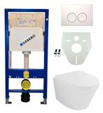 Geberit UP 100 Vesta wc+zitt.+ Delta 21 wit, Doe-het-zelf en Verbouw, Sanitair, Verzenden, Nieuw
