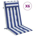 6x Stoelkussen Hoge Rug - Tweedekansje - 60% Profiteer Nu!, Ophalen of Verzenden, Nieuw