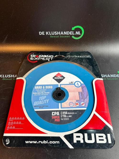 Rubi Zaagblad CPA 250 SUPERPRO 250 x 25,4 mm, Doe-het-zelf en Verbouw, Gereedschap | Machine-onderdelen en Toebehoren, Ophalen of Verzenden