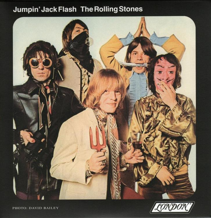 Rolling Stones - Jumpin Jack Flash + Child Of The Moon...., Cd's en Dvd's, Vinyl Singles