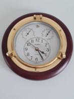 Seth Thomas porthole wandklok met hydro- en thermometer -, Antiek en Kunst