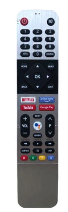 Afstandsbediening Aiwa led657uhd, Audio, Tv en Foto, Afstandsbedieningen, Origineel, Nieuw, Ophalen of Verzenden