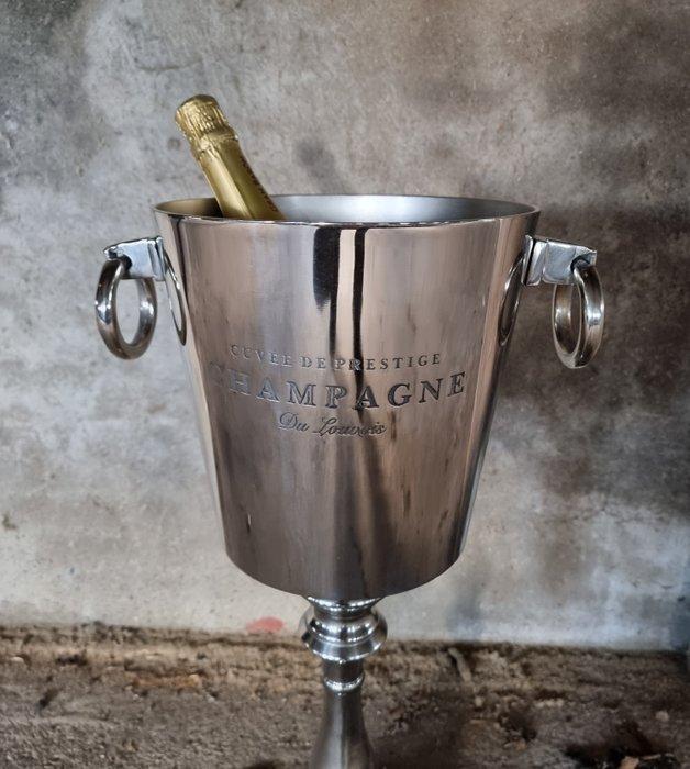 Champagne koeler - Aluminium, Antiek en Kunst, Antiek | Meubels | Tafels