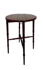 Mahonie,messing - Bijzettafel - Bijzettafel - Mahonie,