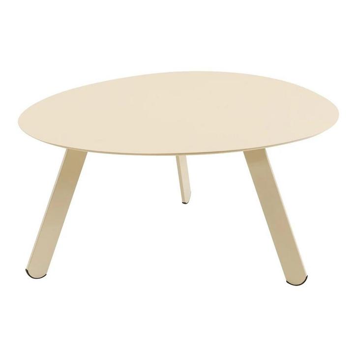 Tiki bijzettafeltje 74x60x35,5 cm - crème, Huis en Inrichting, Stoelen, Nieuw, Ophalen of Verzenden