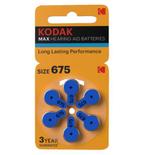 Kodak Hoorbatterij Kodak Hearing Aid 675 blauw (6 stuks), Diversen, Nieuw, Ophalen of Verzenden