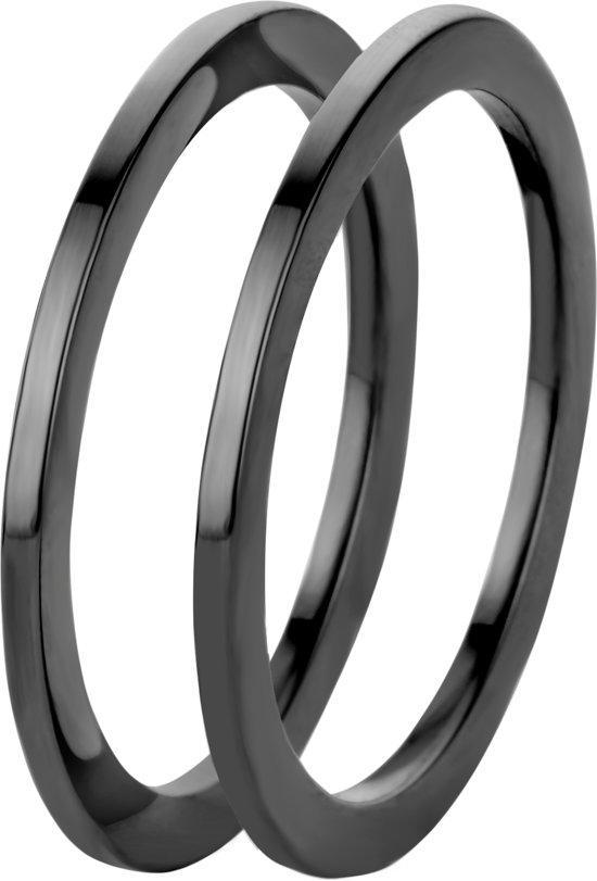 Melano friends Sade ring - Zwartkleurig - Dames - Maat 16.00, Sieraden, Tassen en Uiterlijk, Ringen, Verzenden