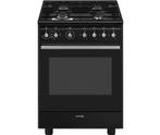 €899 Smeg CX61GMBLNLK gas fornuis met 4 branders / zones,, Witgoed en Apparatuur, Fornuizen, Ophalen of Verzenden, Nieuw