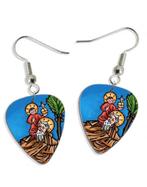 Plectrum oorbellen Heilige Christoffel, Ophalen of Verzenden, Nieuw, Kleding