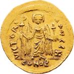 Byzantijnse Rijk. Byzantijnse Rijk Av Solidus 602-610, Postzegels en Munten