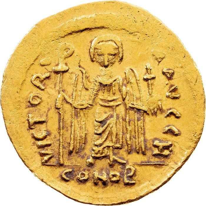 Byzantijnse Rijk. Byzantijnse Rijk Av Solidus 602-610, Postzegels en Munten, Munten | Europa | Niet-Euromunten