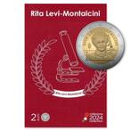 Italië 2 Euro Levi-Montalcini 2024 BU, Postzegels en Munten, Verzenden
