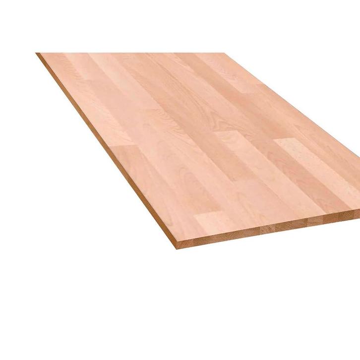 Beuken panelen massief verlijmd 27mm, Doe-het-zelf en Verbouw, Hout en Planken, Nieuw, Ophalen of Verzenden