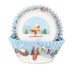 Cupcake Vormpjes HoM Wintersport 50x32,5mm. 48st., Verzenden, Nieuw