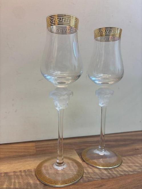 Rosenthal - Versace - Pot (2) - Glas - Versace Medusa dOr, Antiek en Kunst, Antiek | Meubels | Tafels