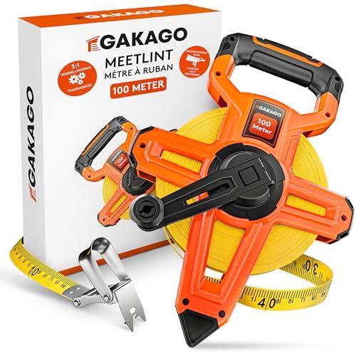 Meetlint 100 meter Gakago, Doe-het-zelf en Verbouw, Gereedschap | Handgereedschap, Verzenden