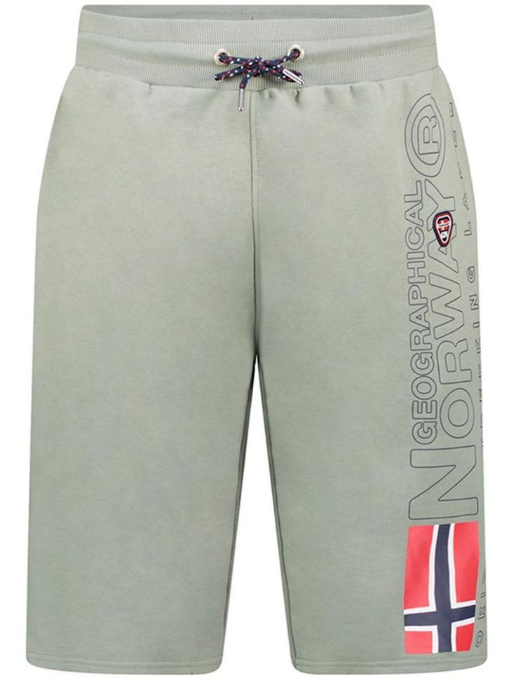 Geographical Norway Korte Joggingbroek Heren Met, Kleding | Heren, Broeken en Pantalons, Groen, Nieuw, Verzenden