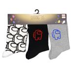 Among Us Outline 3 Pack Sokken - Officiële Merchandise, Verzenden, Nieuw