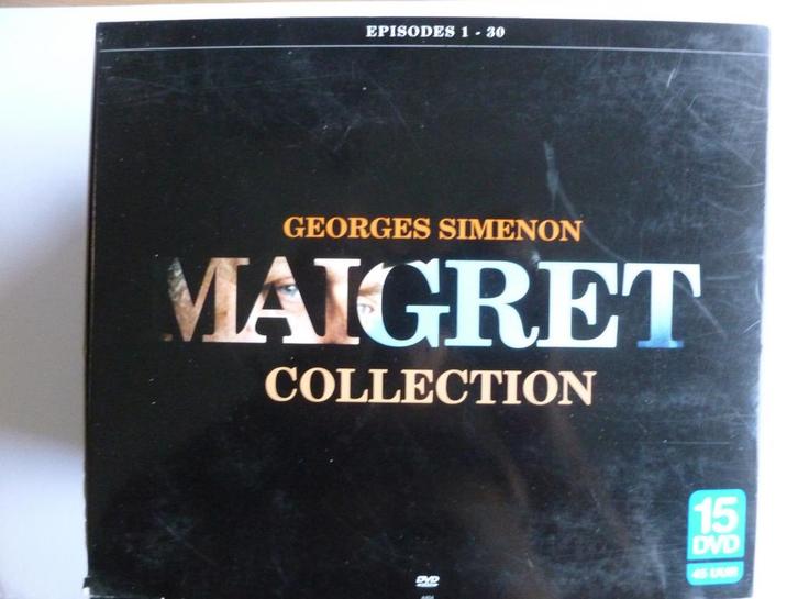 Georges Simenon Maigret Collection - Seizoen 1 -5 (15 DVD), Cd's en Dvd's, Dvd's | Tv en Series, Zo goed als nieuw, Verzenden