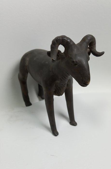 Stier (585 gr. 13x11x3 cm) - Baule - Ivoorkust (Zonder, Antiek en Kunst, Kunst | Niet-Westerse kunst